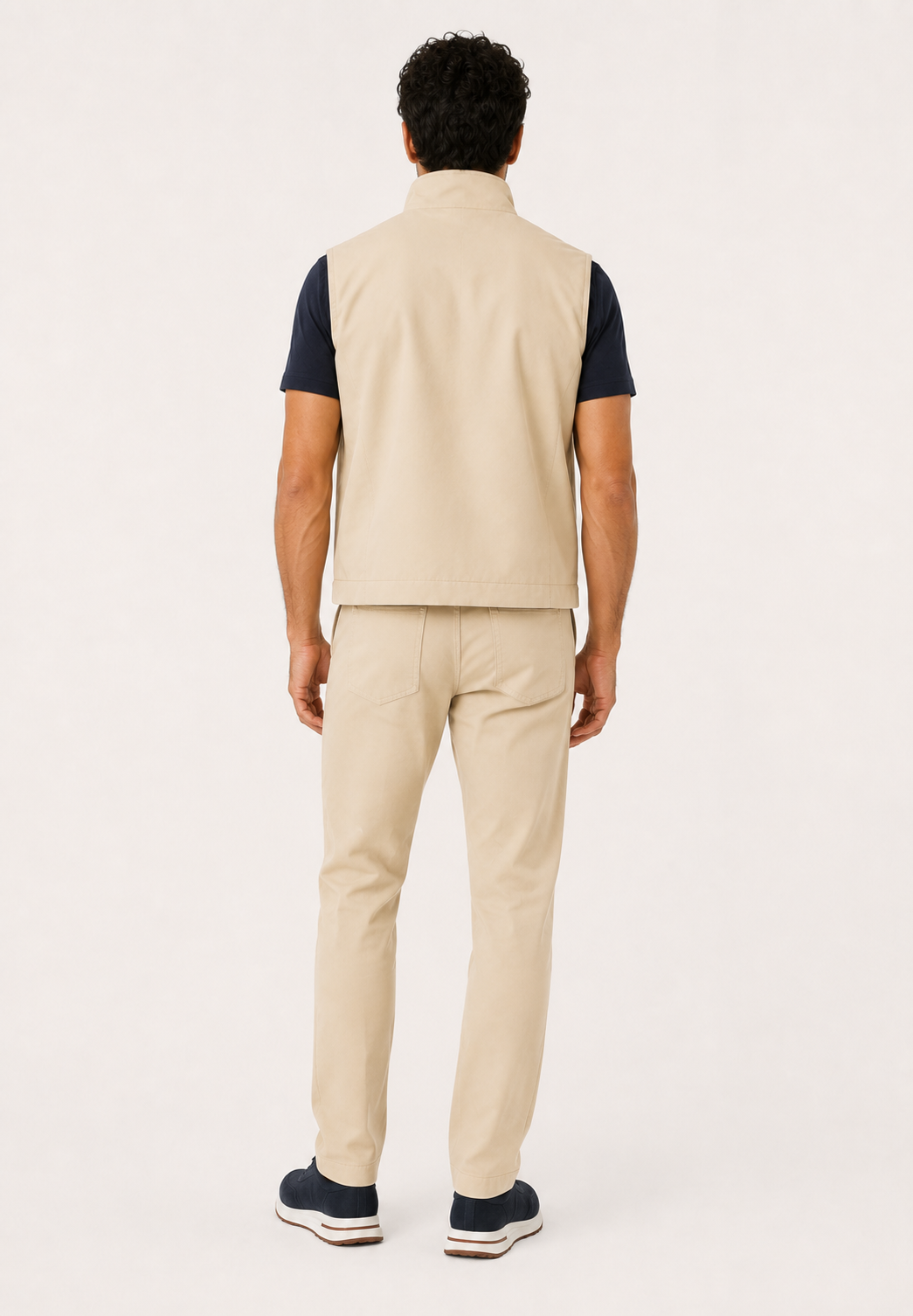 Ravelle's Reversible Cream/Navy Blue Bundle