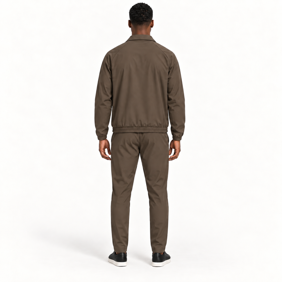 Brown Collar Tracksuit