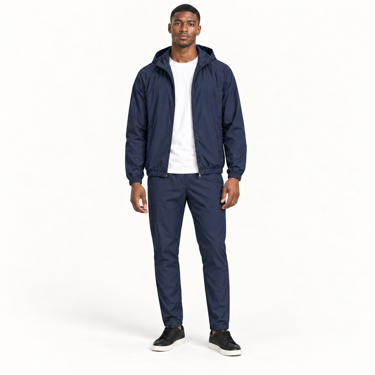 Navy Hooded Tracksuit