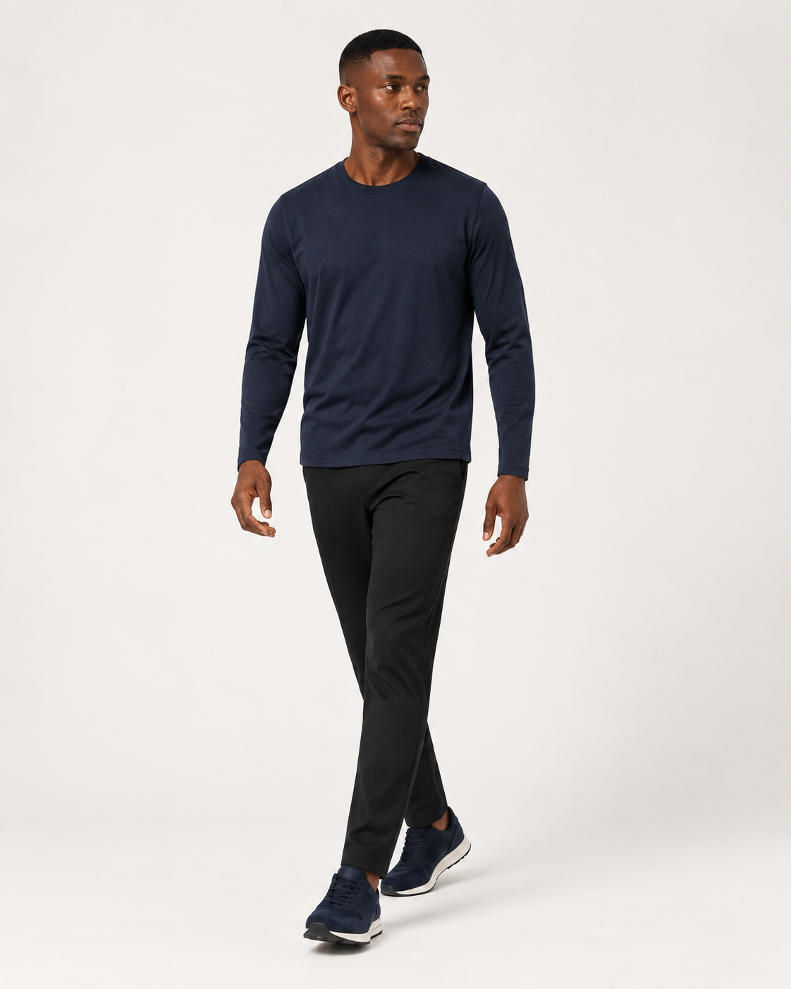 Navy Blue Essential Long Sleeve