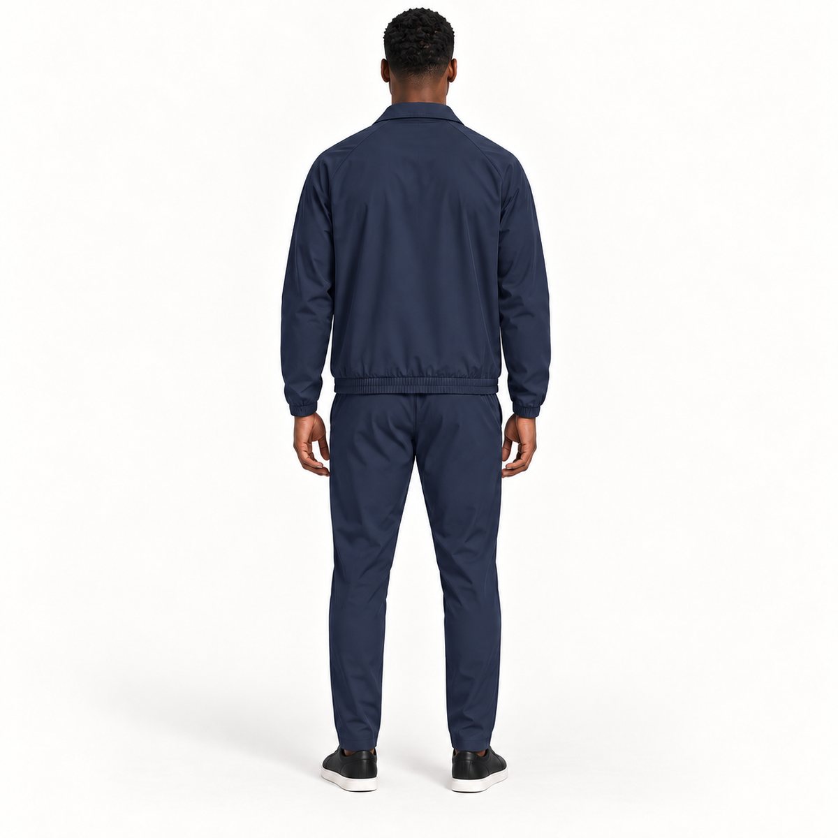 Navy Collar Tracksuit