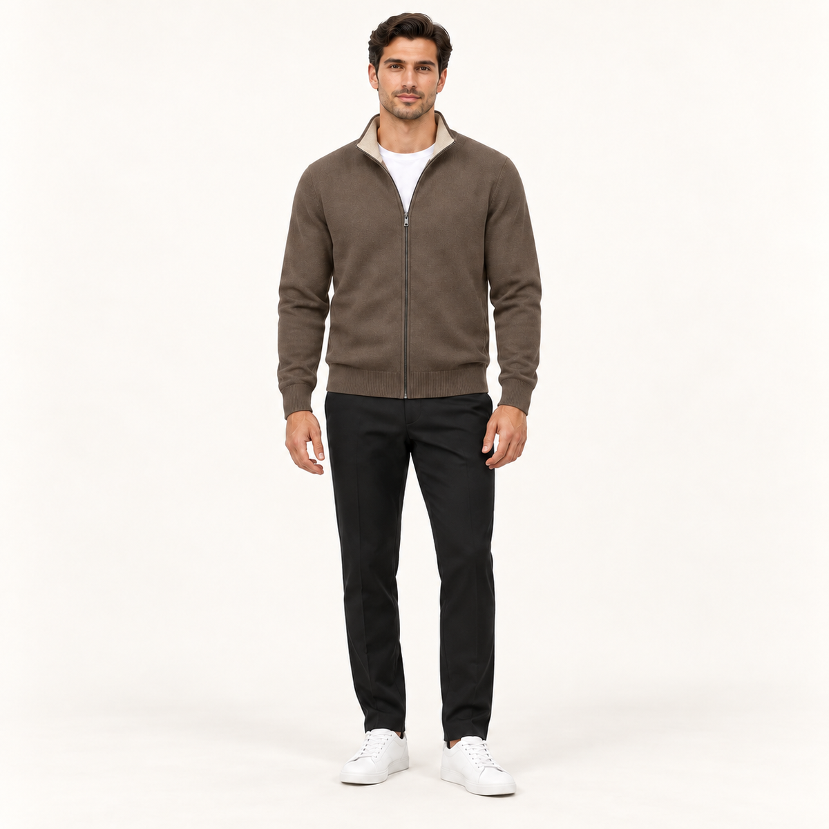 Brown Knit Sweater