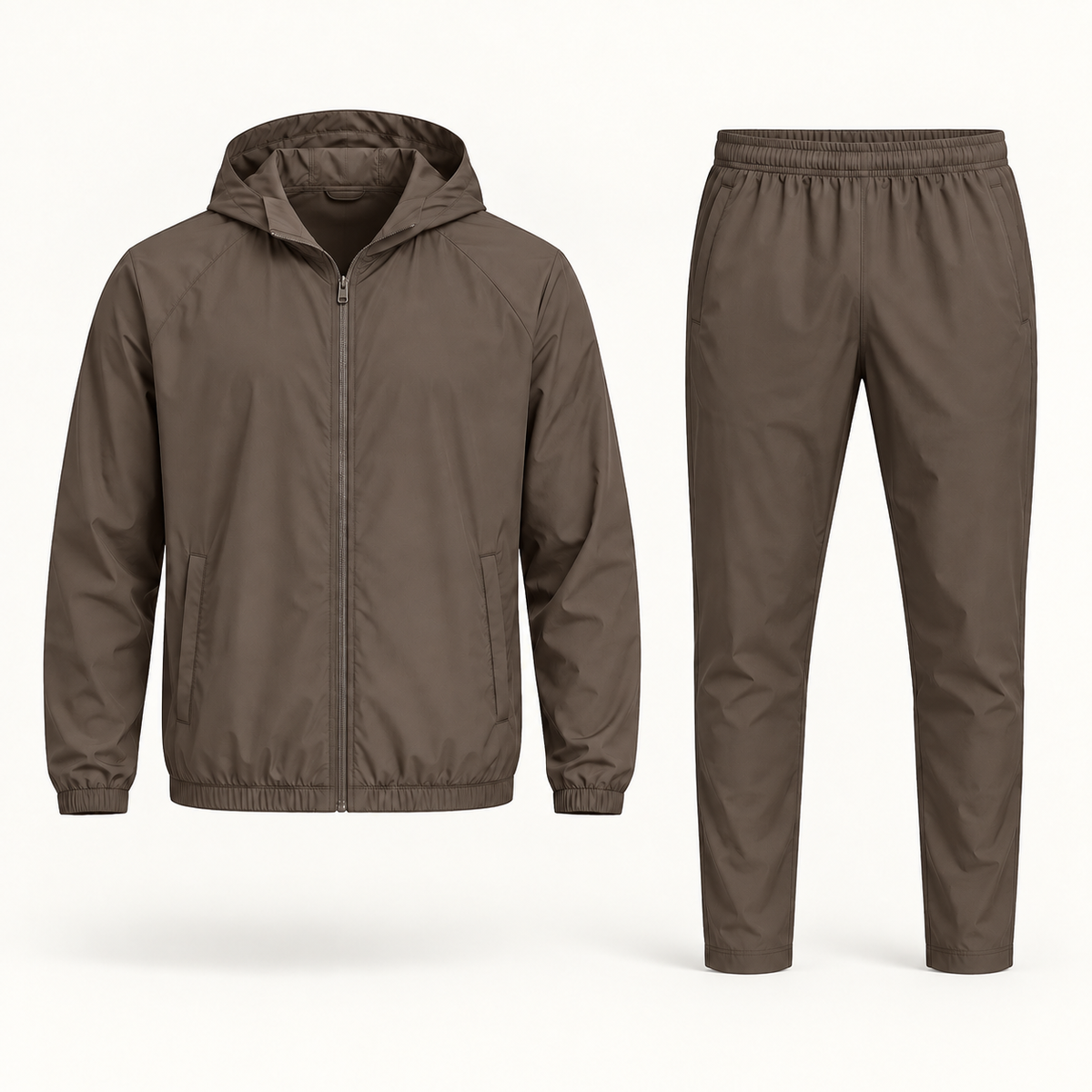 Brown Hooded Tracksuit