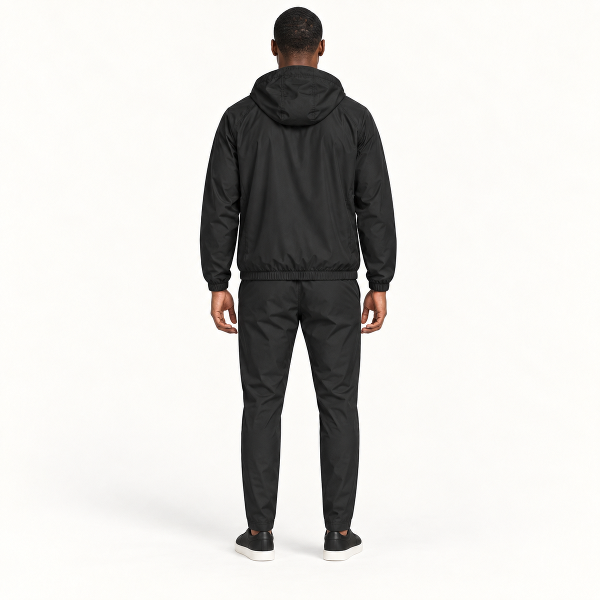 Black Hooded Tracksuit
