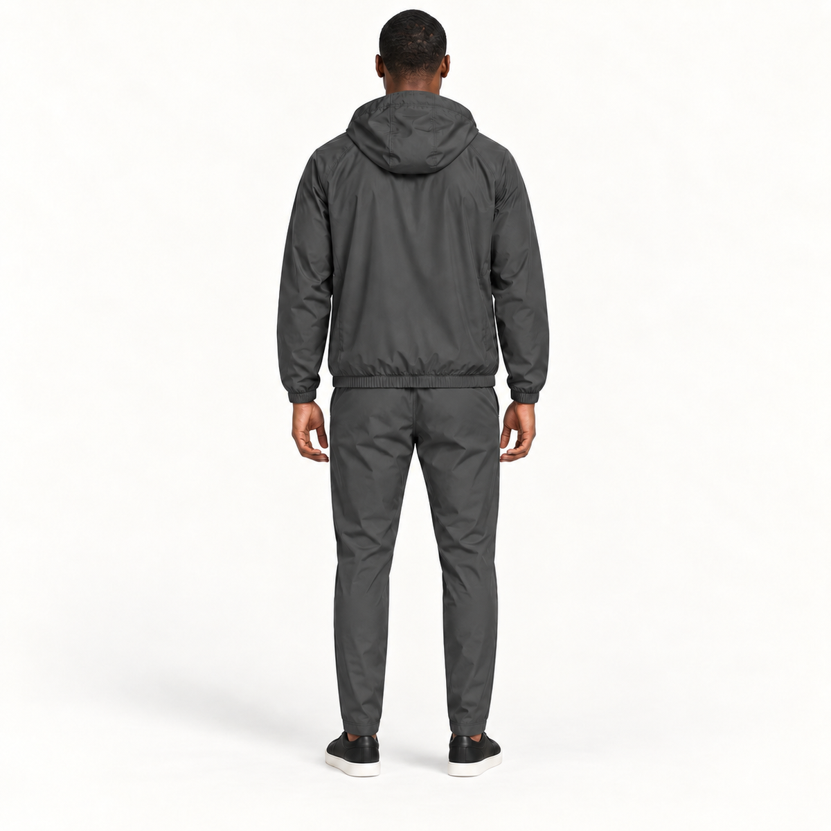 Dark Grey Hooded Tracksuit