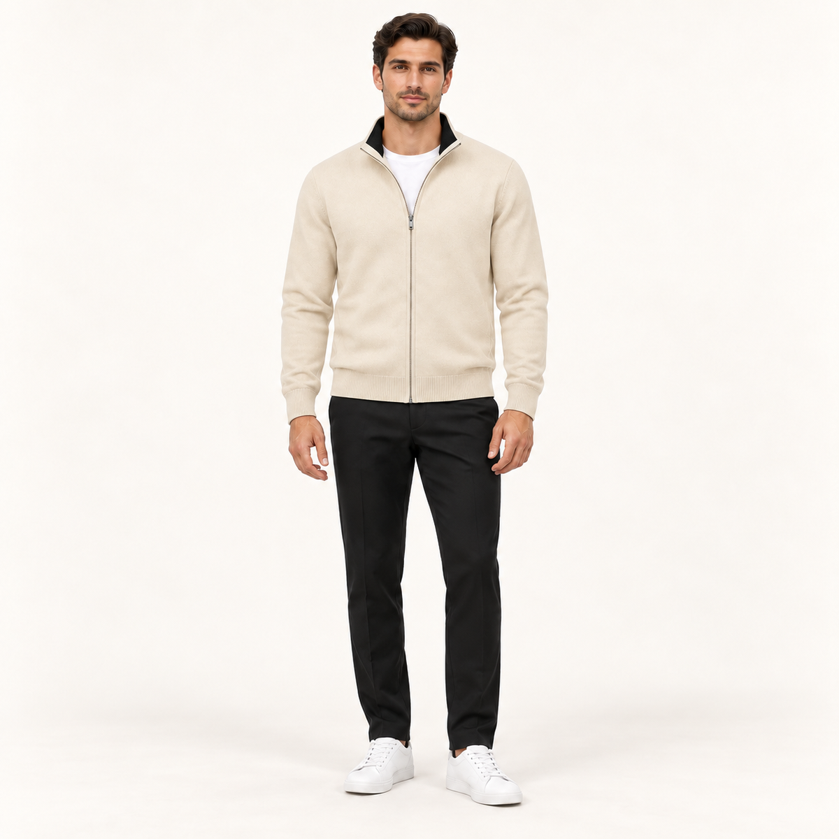 Beige Knit Sweater