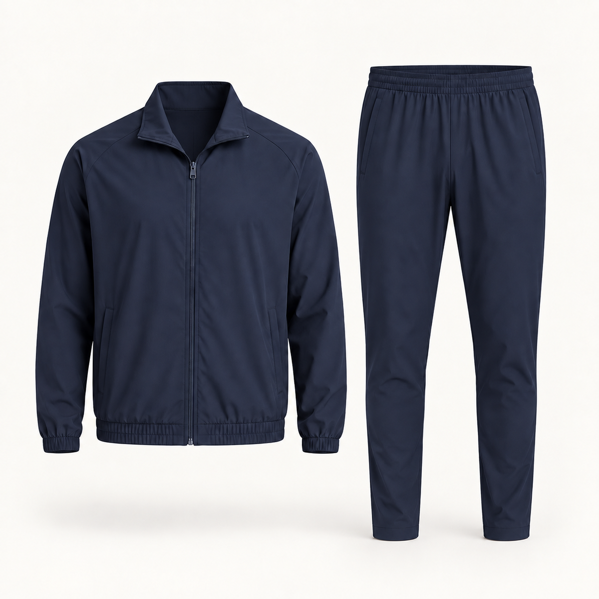 Navy Collar Tracksuit