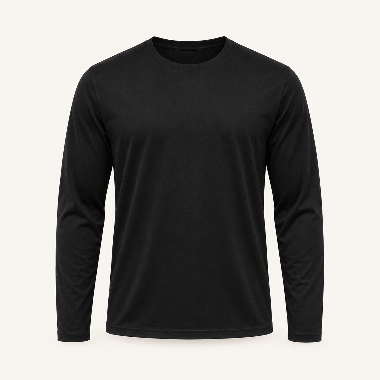 Black Essential Long Sleeve