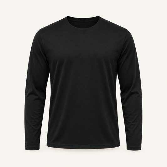 Black Essential Long Sleeve