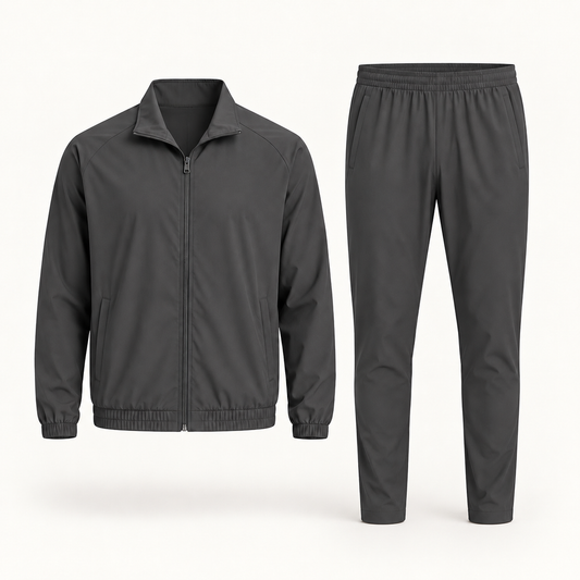 Dark Grey Collar Tracksuit