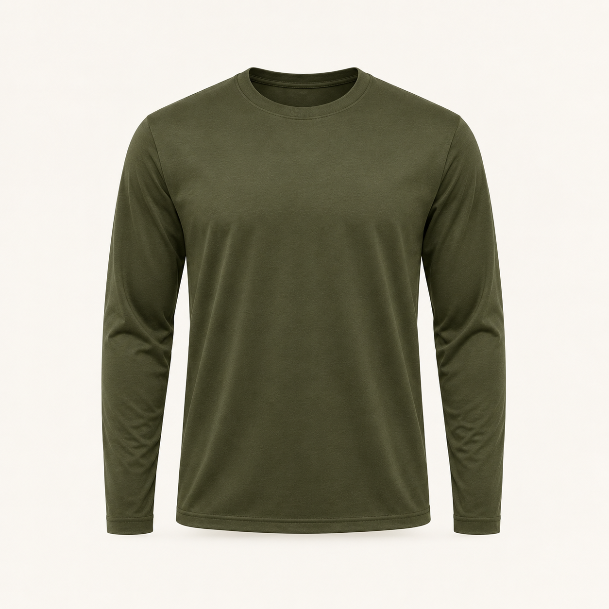 Olive Green Essential Long Sleeve