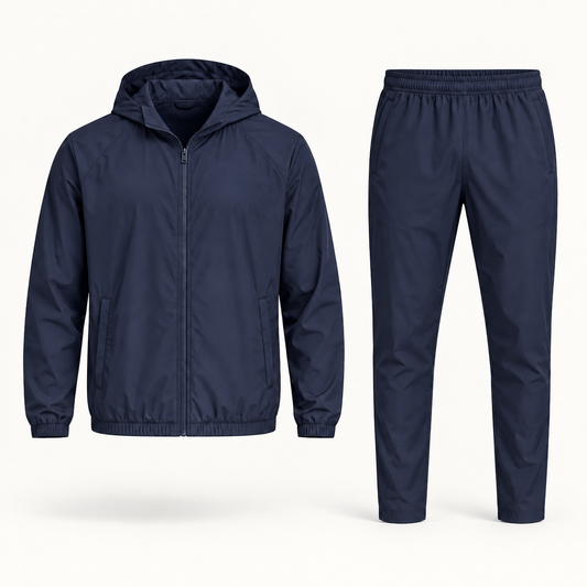 Navy Hooded Tracksuit
