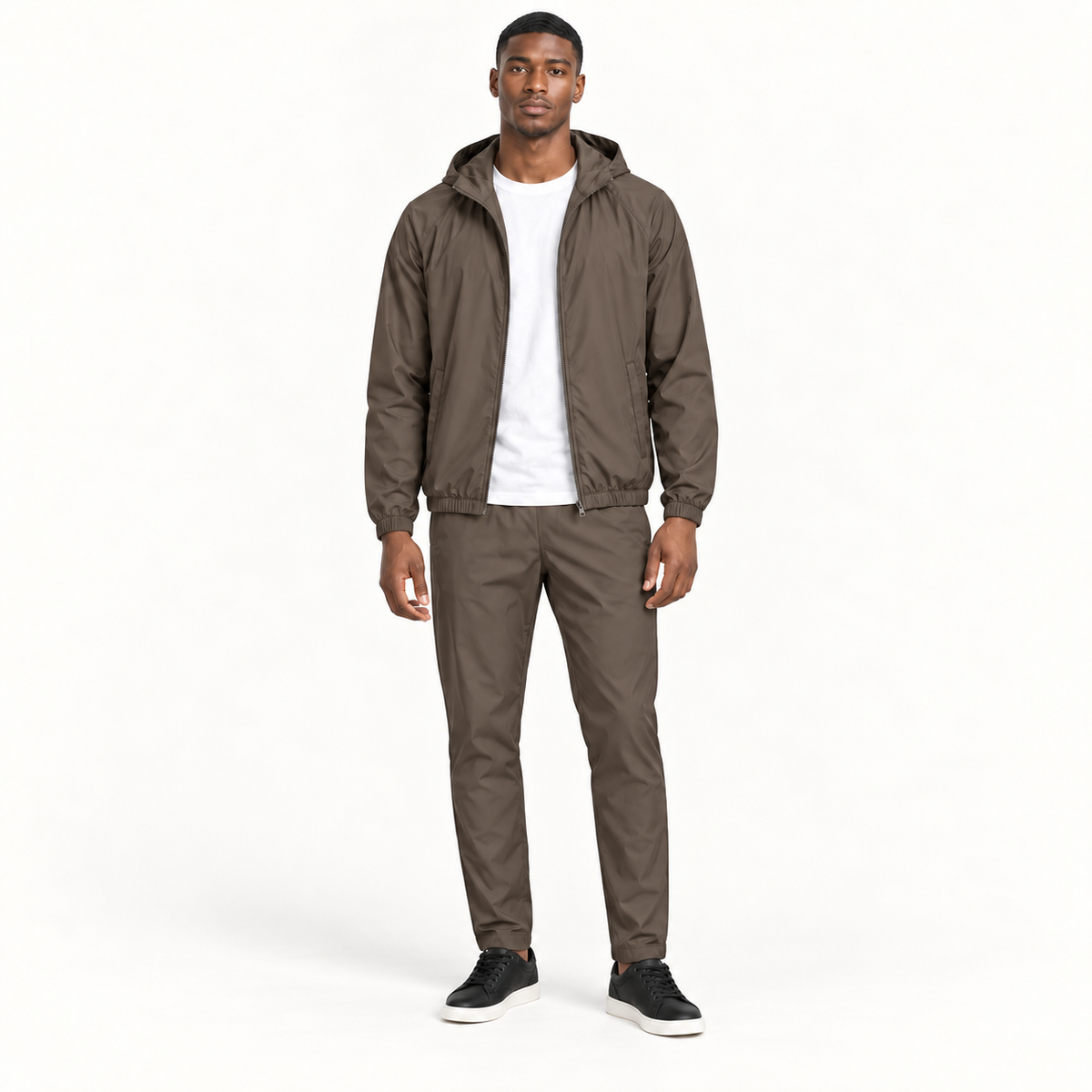 Brown Hooded Tracksuit