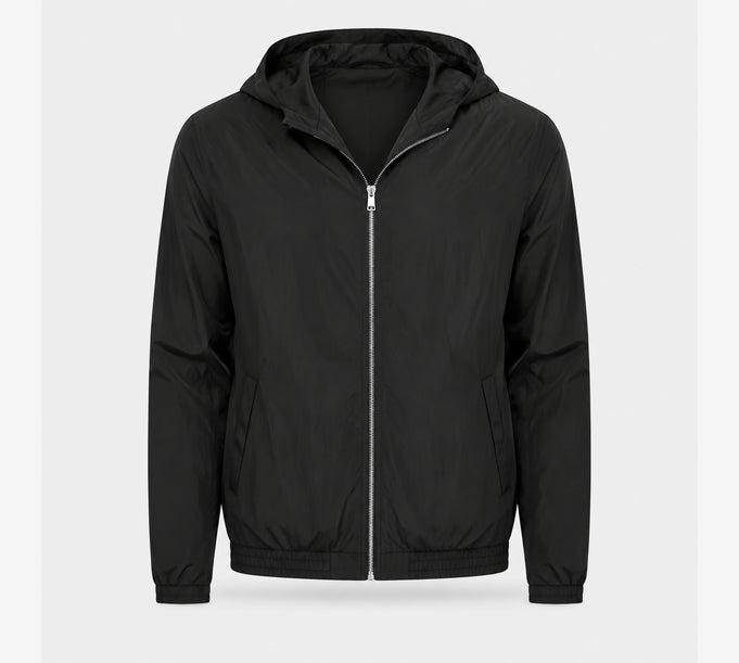 Black Hooded Jacket