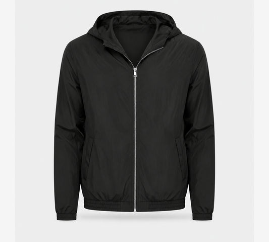 Black Hooded Jacket