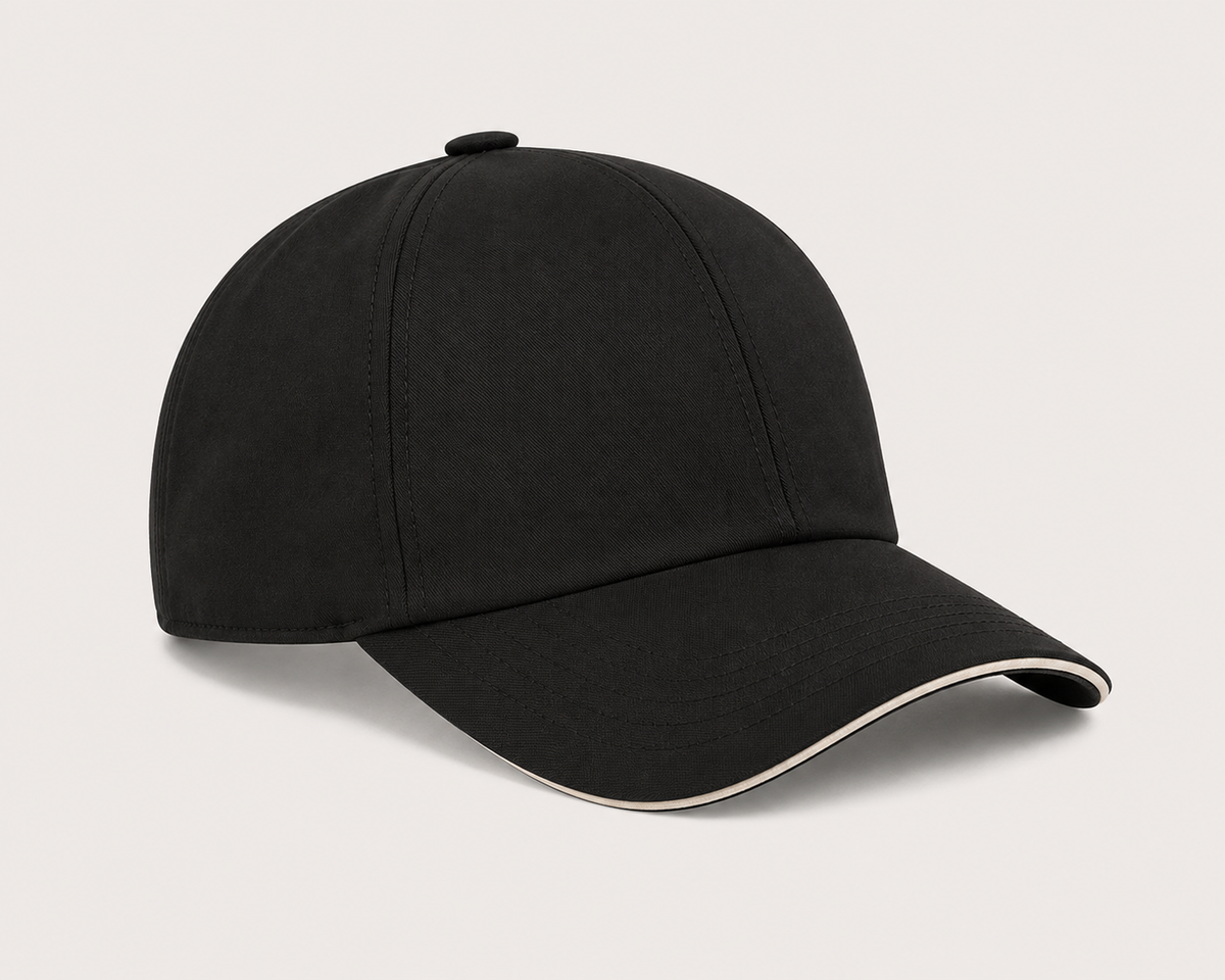 Ravelle's Black Microfibre Cap