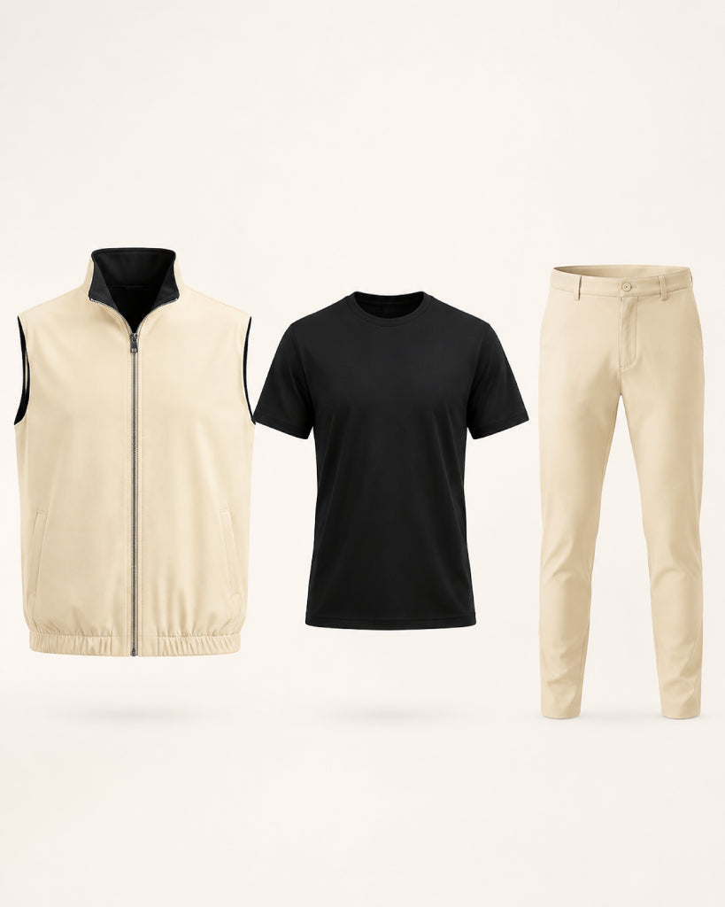 Ravelle's Cream/Black Bundle