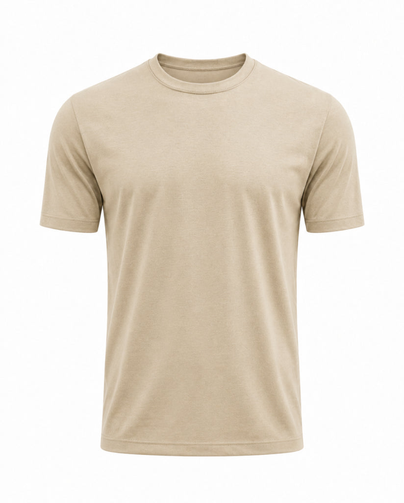 Beige Essential Tee