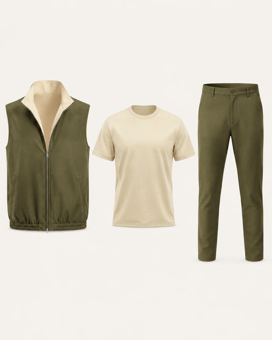 Ravelle's Olive/Beige Bundle