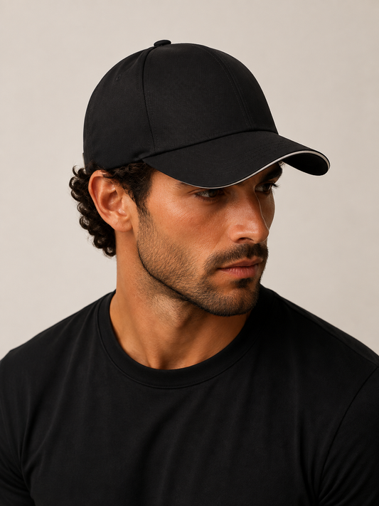 Ravelle's Black Microfibre Cap