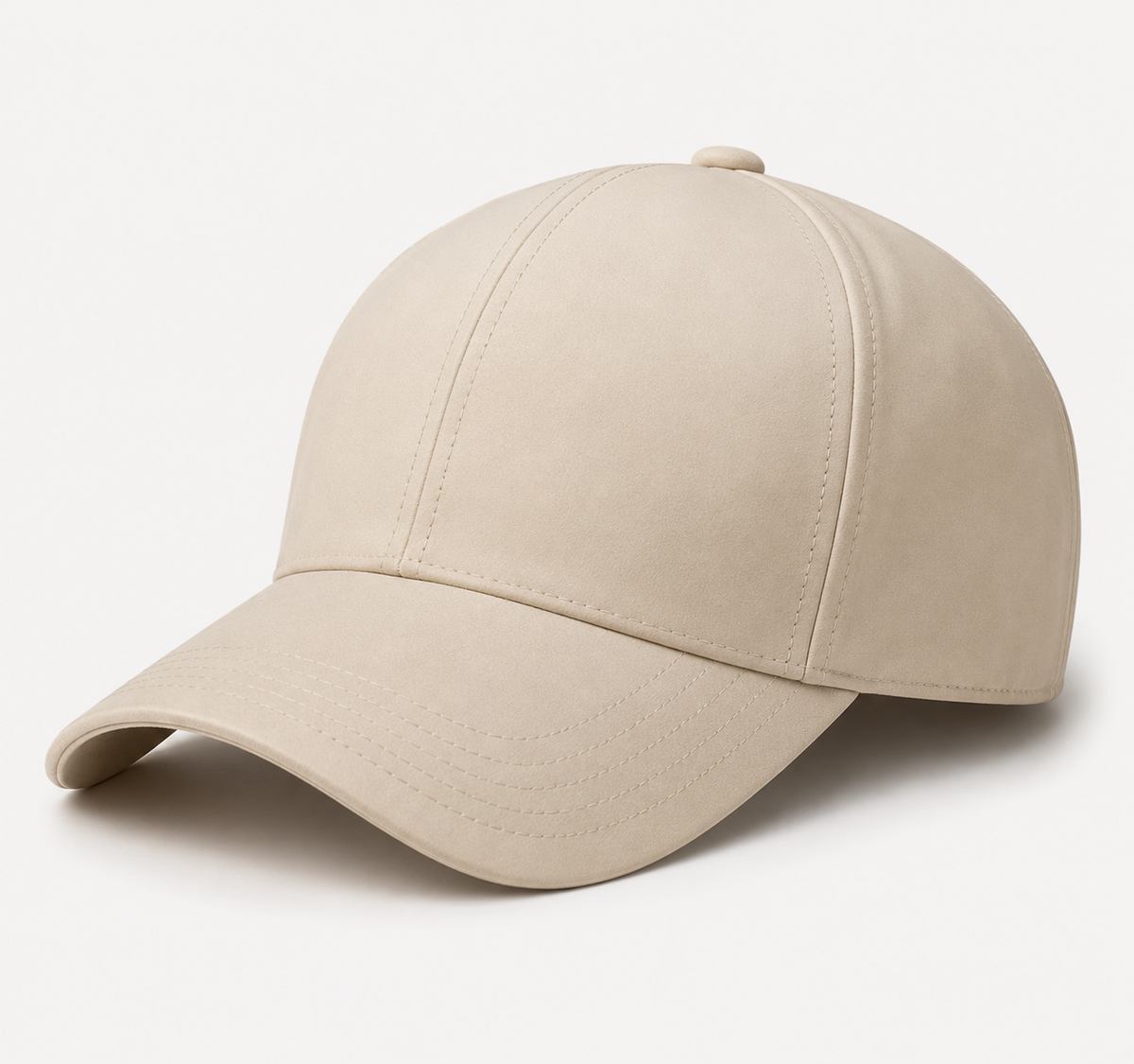 Ravelle's Beige Microfibre Cap