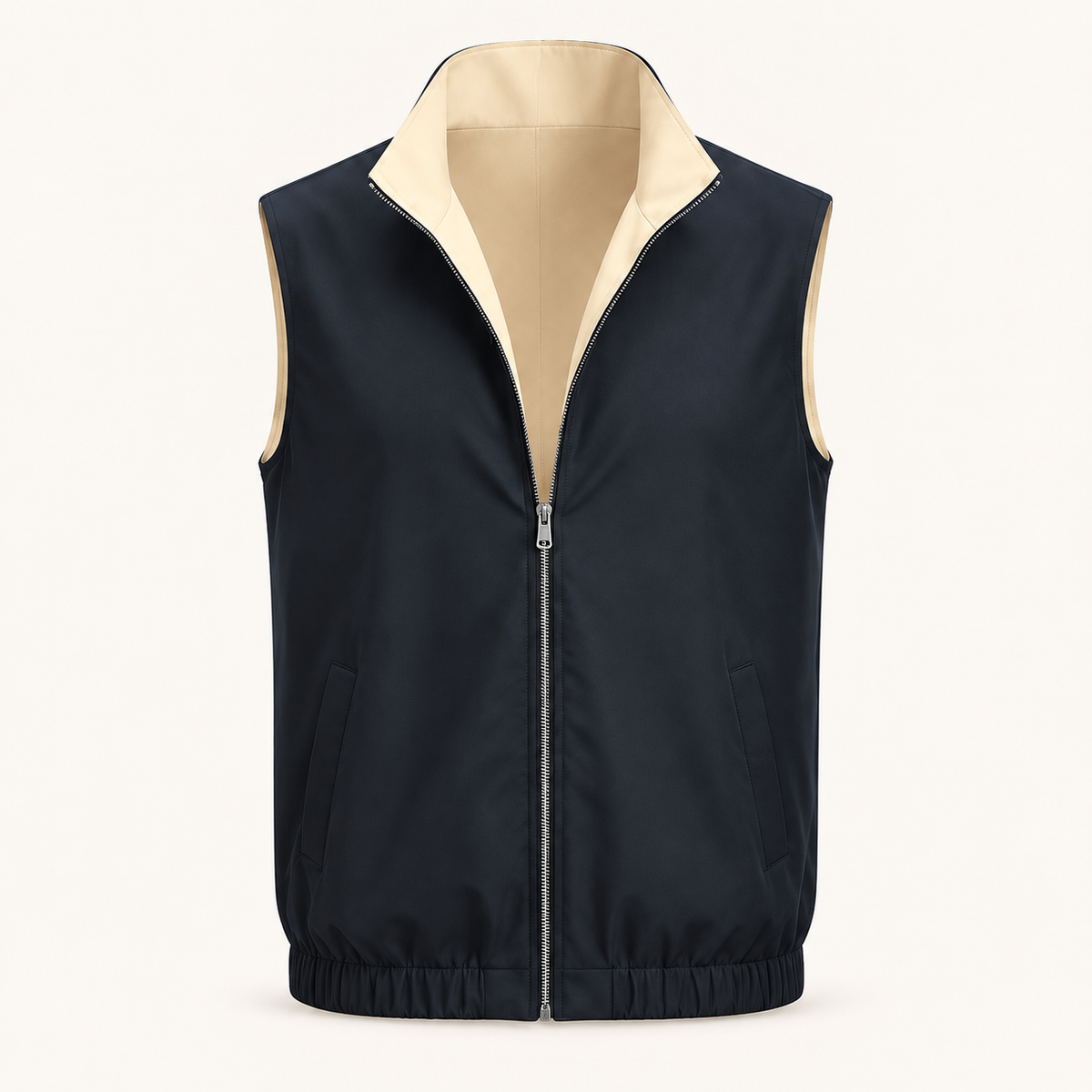 Navy Blue Gilet Vest