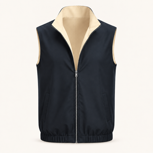 Navy Blue Gilet Vest