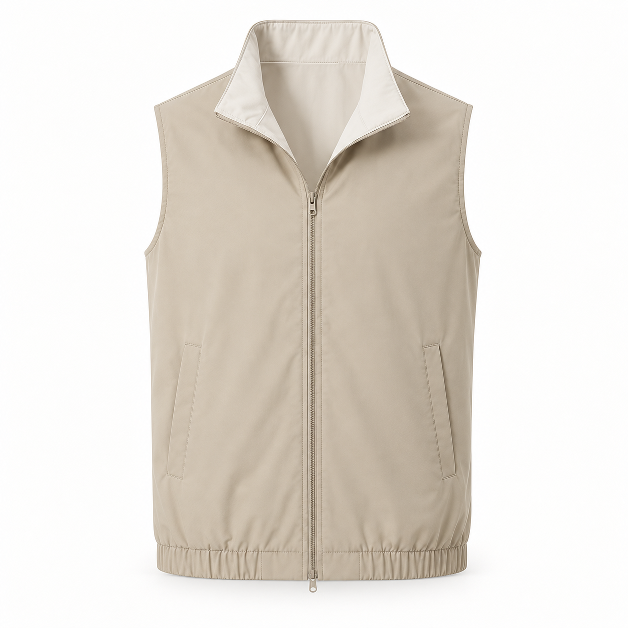 Beige Gilet Vest