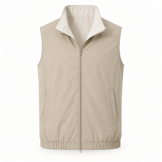 Beige Gilet Vest