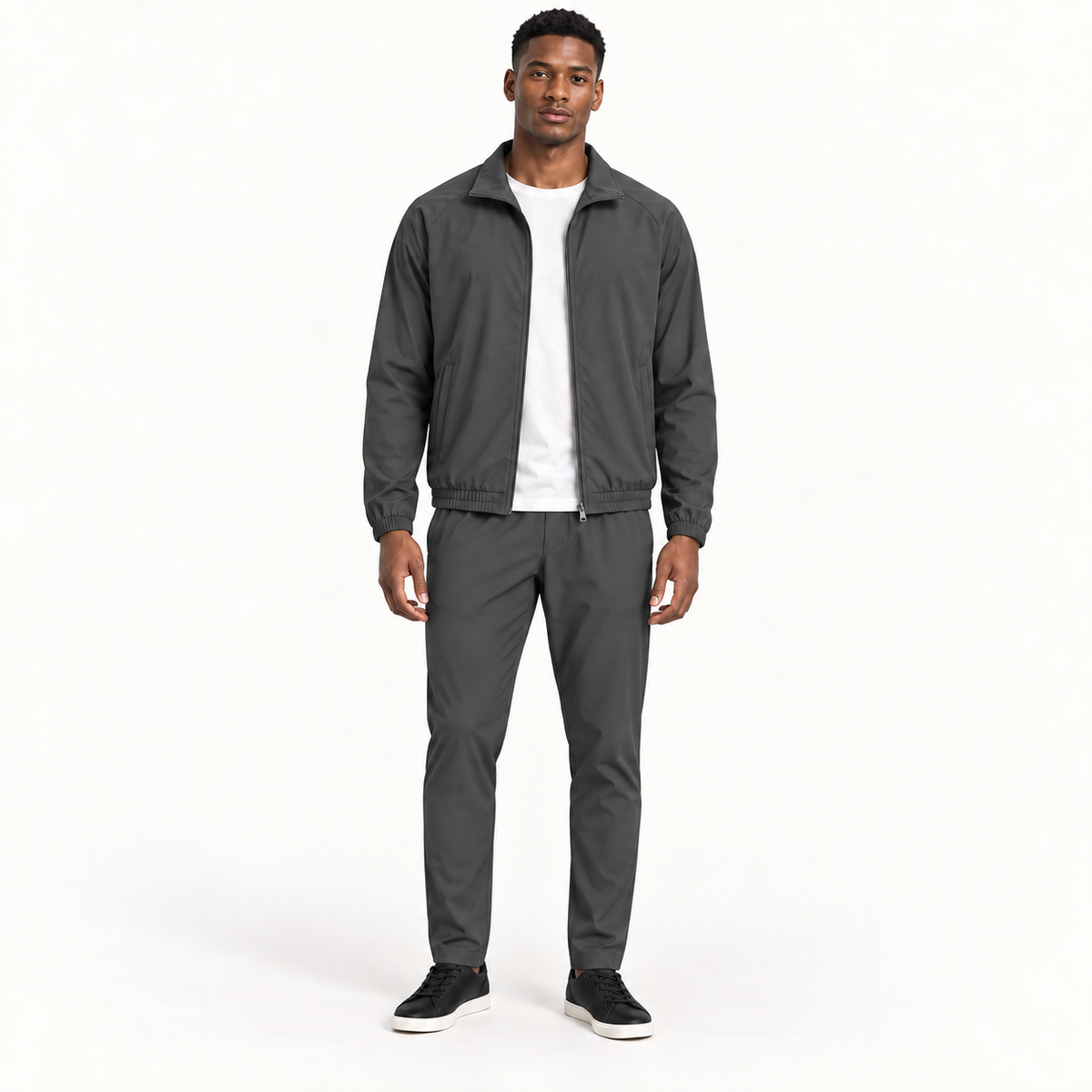 Dark Grey Collar Tracksuit